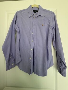 Polo by Ralph Lauren Light Lavender Oxford Button-Down Shirt - Men